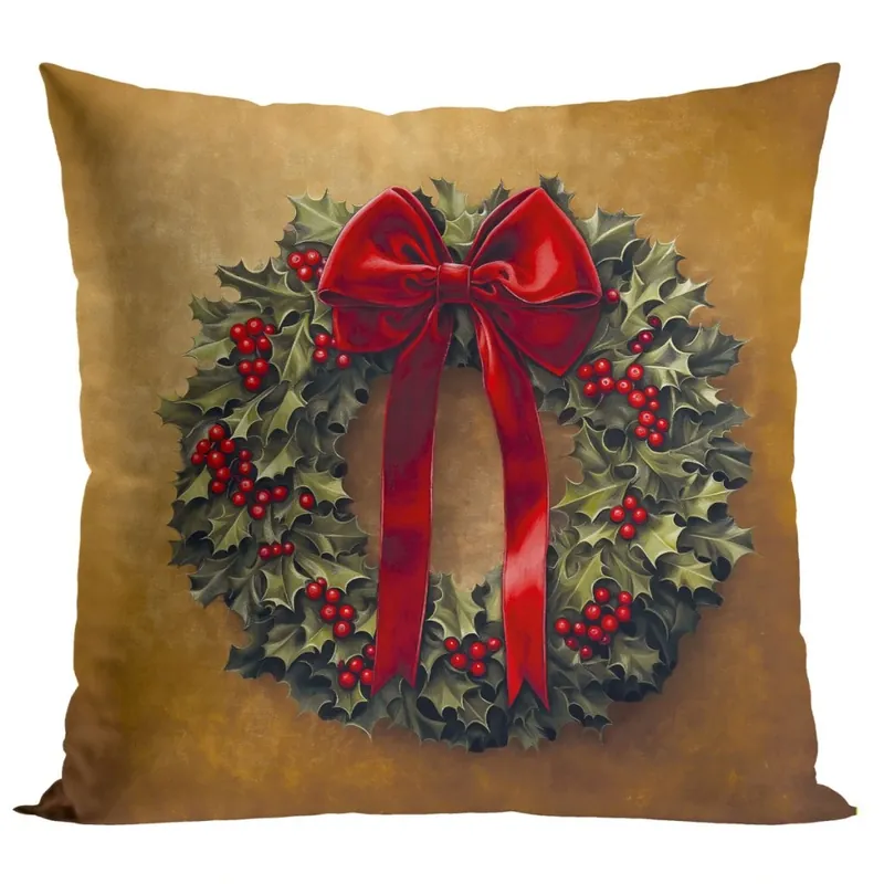 Vánoční polštář GIRLANDA 40x40 cm Mybesthome Přímo Od Výrobce