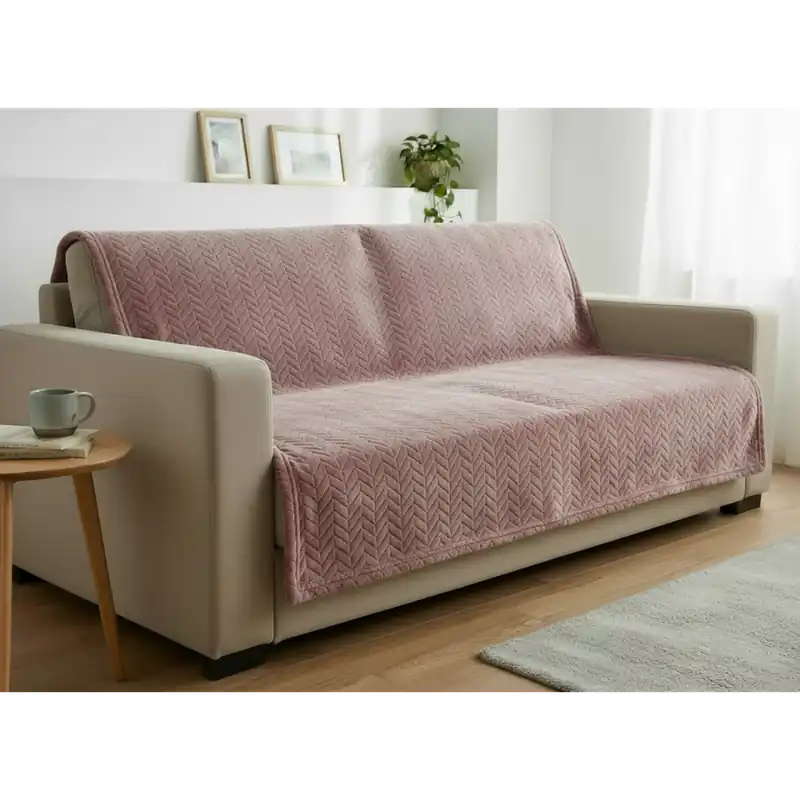 Přehoz na sedačku - pohovku - deka SOFIA 170x210 cm, 220x200 cm růžová Mybesthome Ověřený