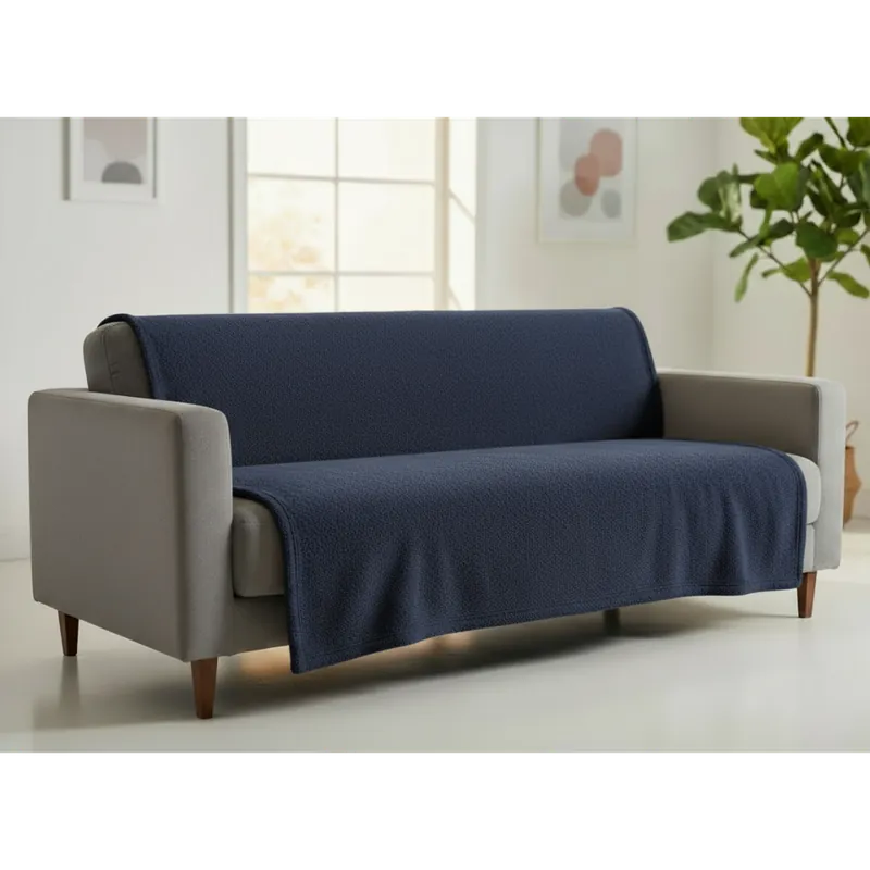 Přehoz na sedačku - pohovku - deka LOREN modrá 170x210 cm, 220x200 cm Mybesthome Sezónní Sleva