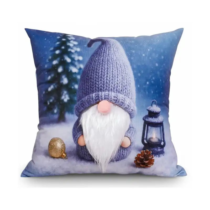 Vánoční polštář s 3D aplikací GNOMINO V. 40x40 cm Mybesthome Ověřený
