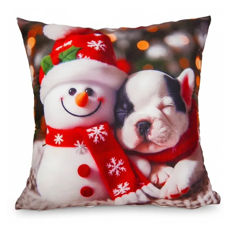 Vánoční polštář CHRISTMAS FRIENDS II. 40x40 cm Mybesthome Vysoce Kvalitní