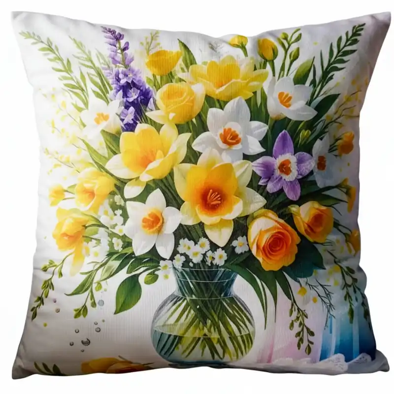 Dekorační polštář FLOWERS COLORFUL III. 40x40 cm Mybesthome Přímo Od Výrobce
