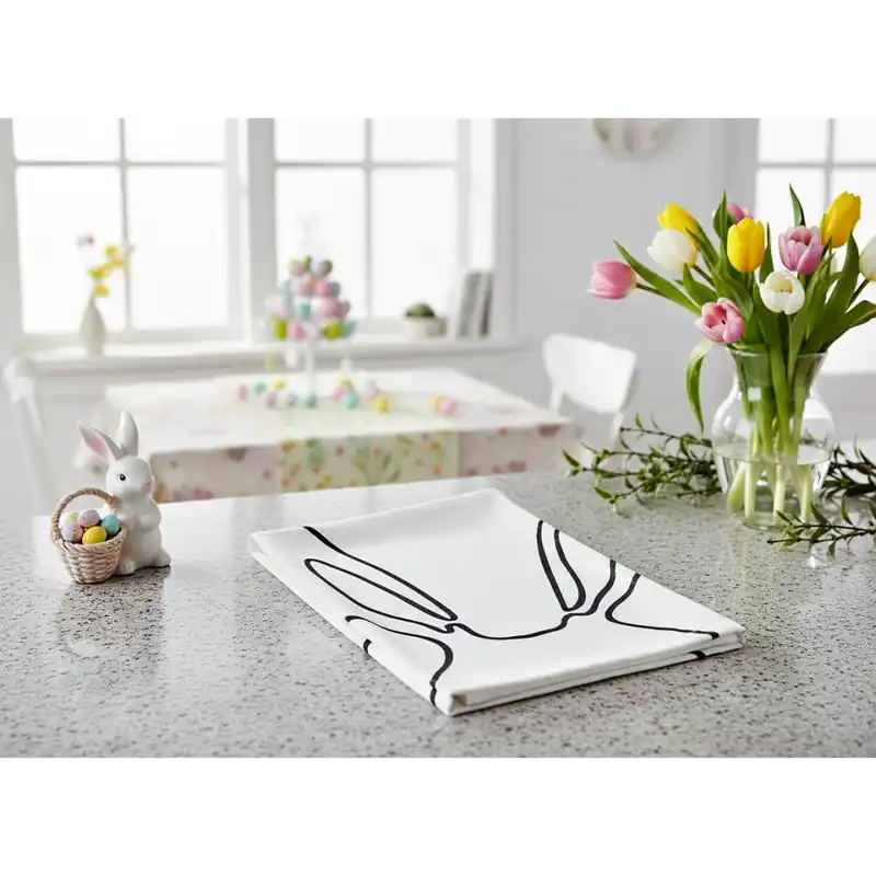 Finální Výprodej Kuchyňská bavlněná utěrka BUNNY RABBIT 40x60 cm 100% bavlna