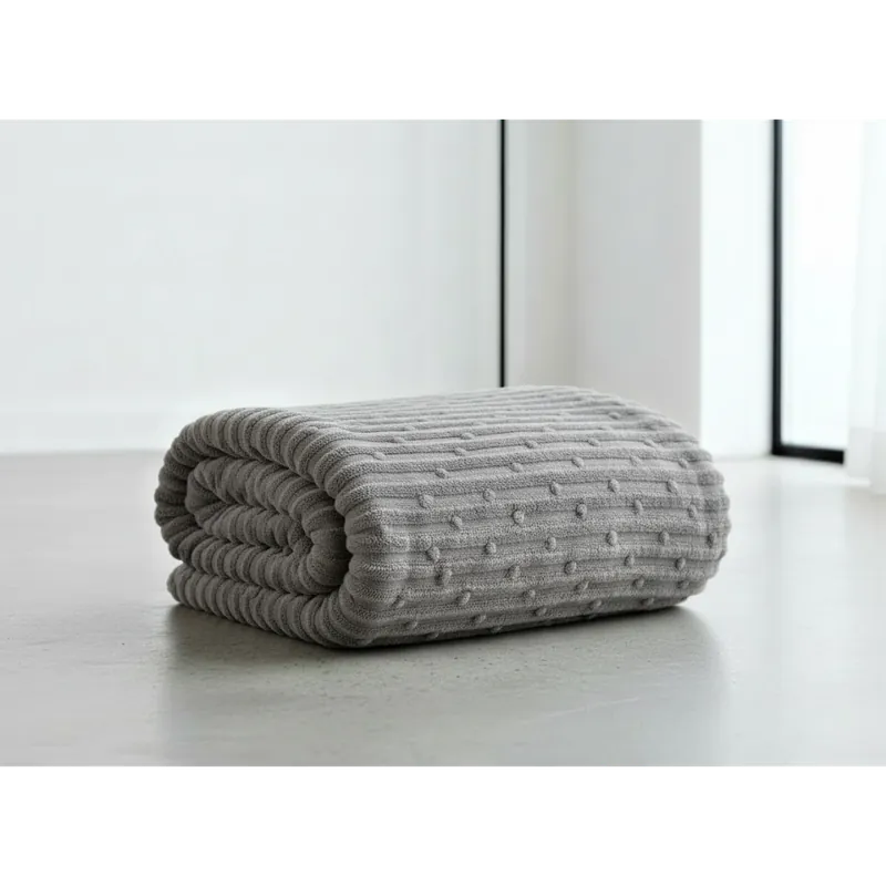 Deka z mikrovlákna ROBERT 150x200 cm tmavě šedá Mybesthome Akční Nabídka