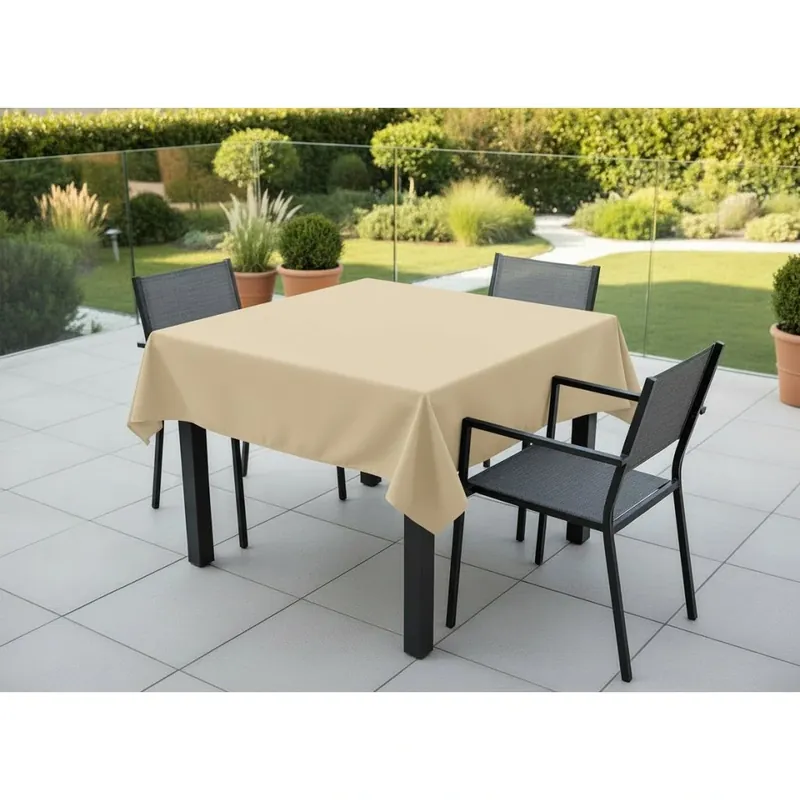 Super Cena Venkovní čtvercový ubrus TERRA color 17 světle béžová, různé rozměry Mybesthome