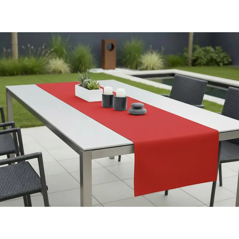 Venkovní běhoun - ubrus RUNNER color 10 červená, různé rozměry Mybesthome Bezpečná Platba