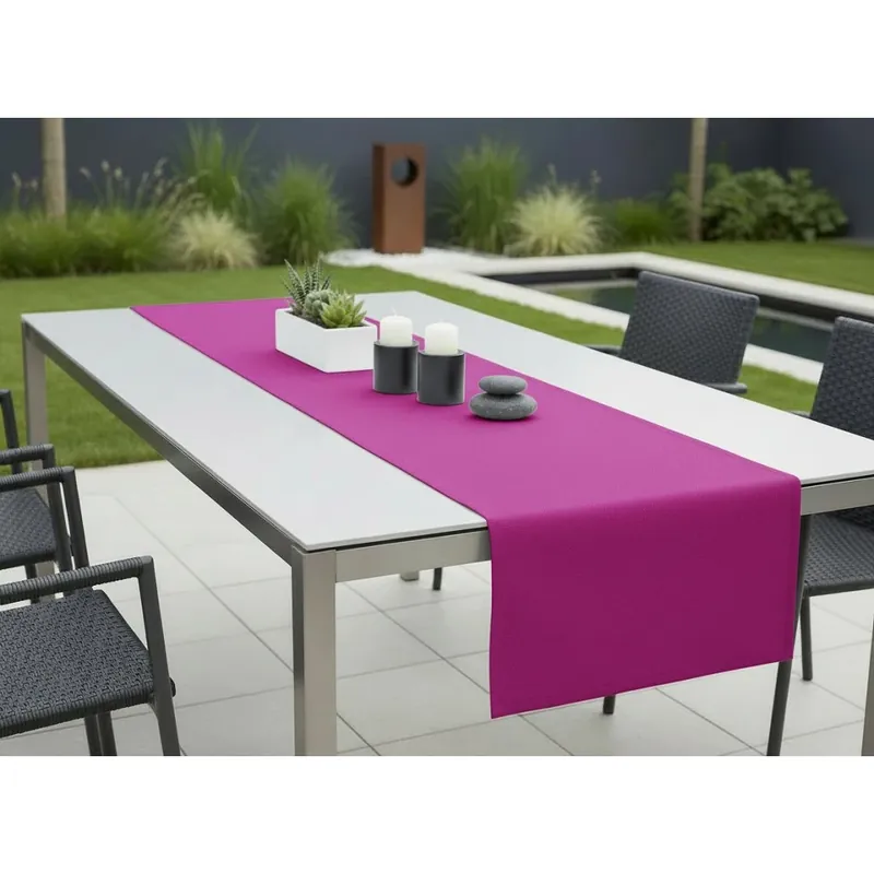 Finální Výprodej Venkovní běhoun - ubrus RUNNER color 36 tmavě růžová, různé rozměry Mybesthome