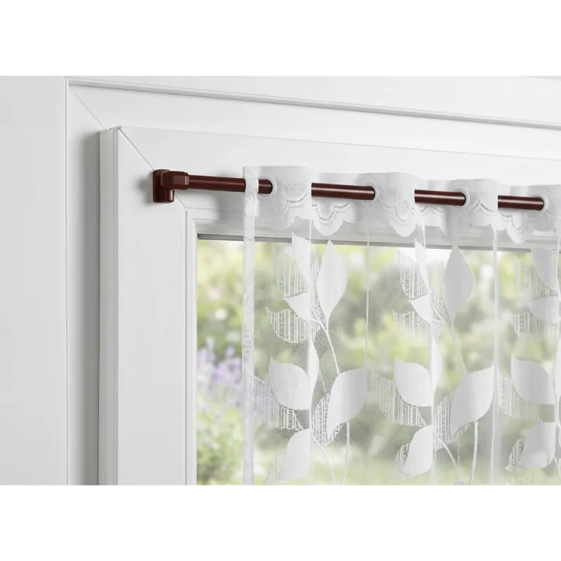 Značkový Vitrážová teleskopická samolepící tyč - vitrážka 40-60 cm, 60-80 cm VARIO MINI 2 kusy hnědá Mybesthome Cena je za 2 kusy
