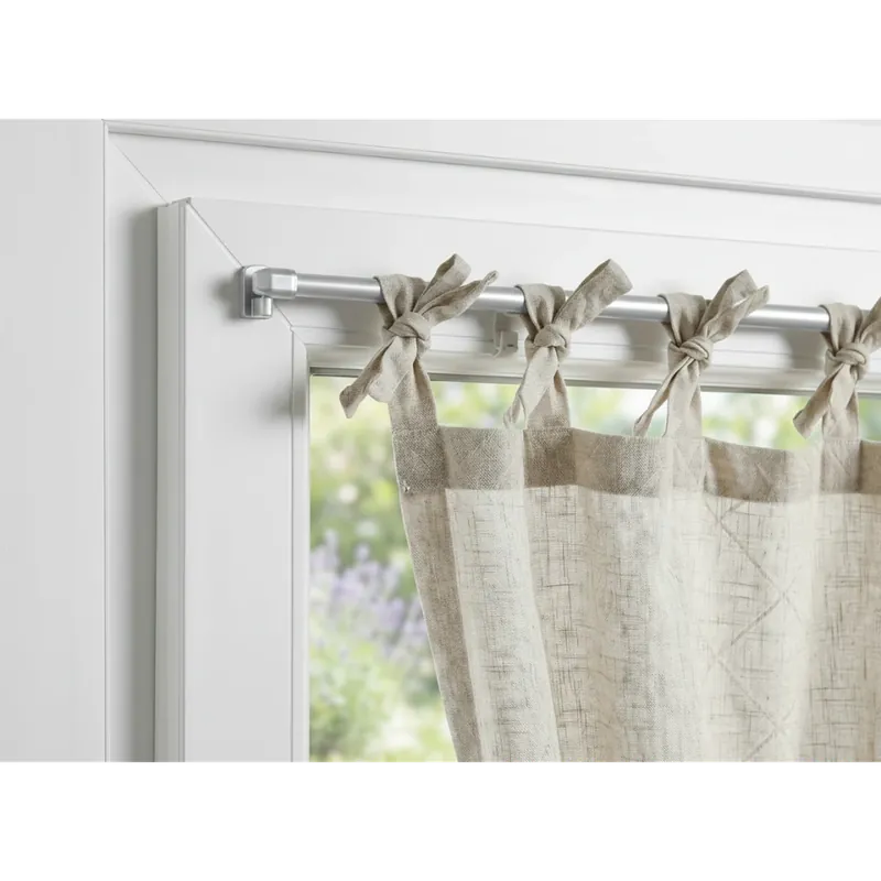 Top Prodej Vitrážová teleskopická samolepící tyč - vitrážka VARIO MAXI 2 kusy stříbrná 80-120 cm, 100-180 cm Mybesthome Cena je za 2 kusy