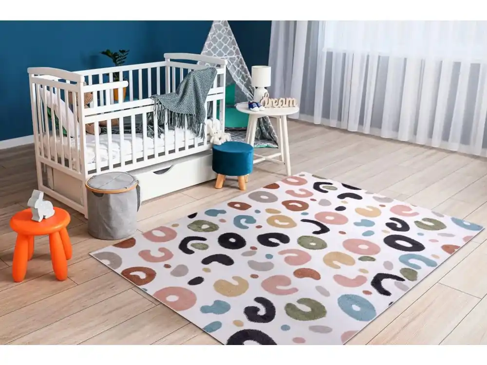 Časově Omezené Skvělý dětský koberec Funny - tvary 1 - multicolor