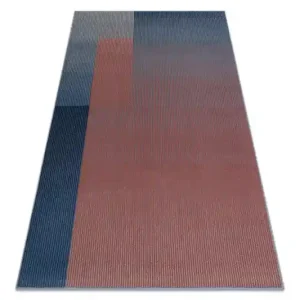 Koberec NAIN Geometrický 7710/51944 červený / modrý Přímo Od Výrobce