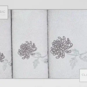 Nejprodávanější Dárková sada ručníků FLORIS grafitová