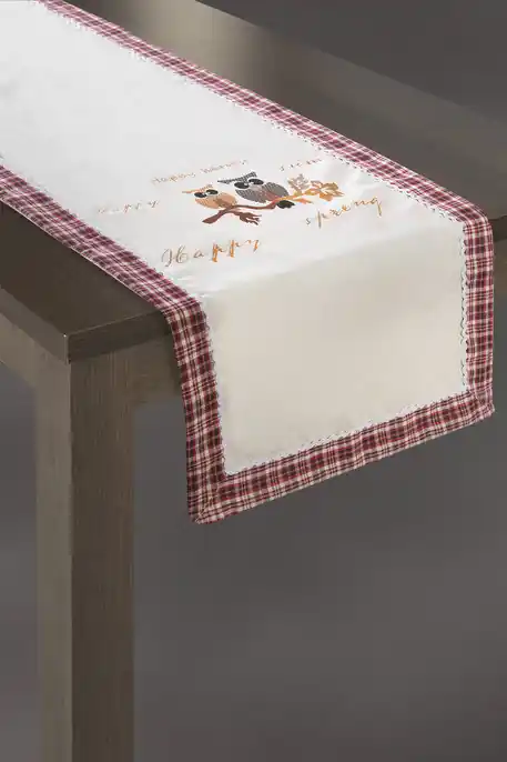Ihned K Objednání Ubrus HETO - krém / červený