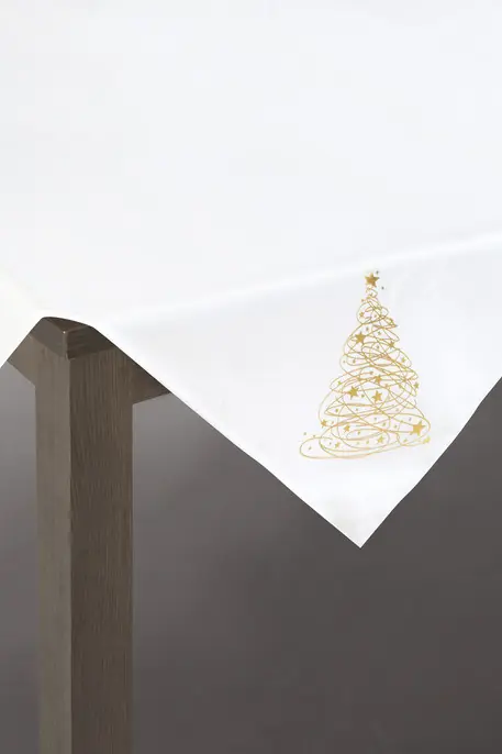 Ubrus CAROL - bílý / zlatý Nejlepší Cena