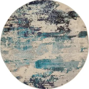Koberec CELESTIAL 2 IVORY/TEAL BLUE Oblíbený