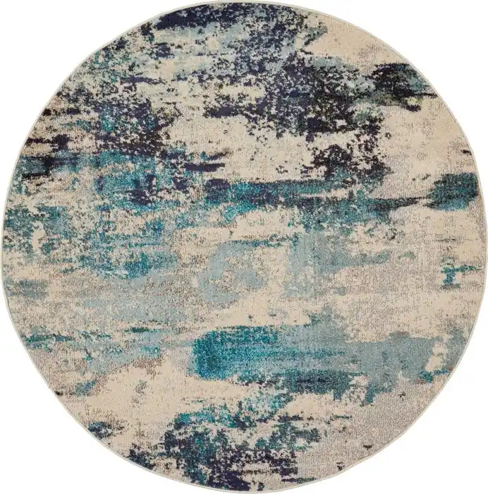 Koberec CELESTIAL 2 IVORY/TEAL BLUE Oblíbený
