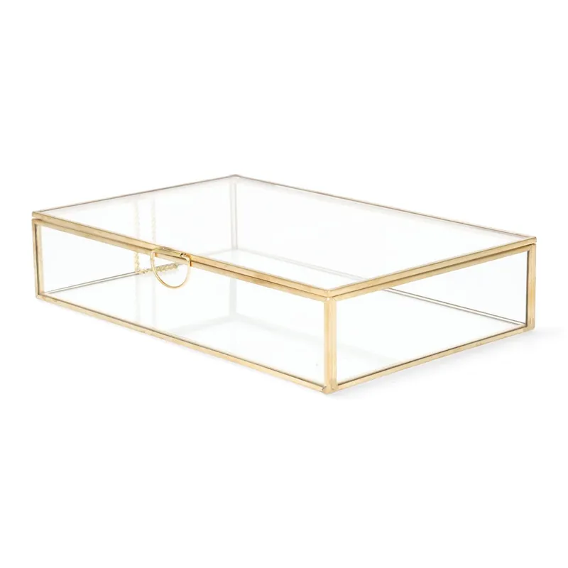 Nejlepší Volba Šperkovnice GRAZIA zlatá 20x12x5 cm