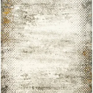 Autentický Koberec Merry 243 Multi Grey, stříbrný/zlatý/bílý