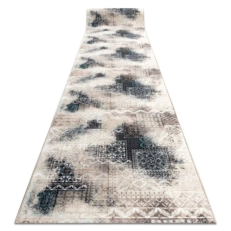Přímo Od Výrobce Protiskluzový běhoun PATCHWORK vintage béžový