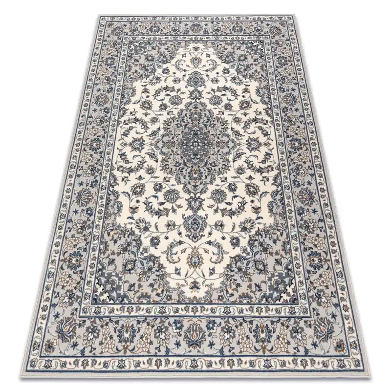 Koberec NAIN Ramka ornament 7335/51935 béžový / granátový Poslední Šance