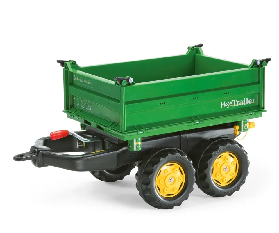Dokud Zásoby Vydrží Přívěs Rolly Toys 122004 dvounápravový, světle zelený