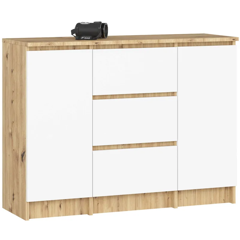 Must-Have Komoda K100 2D 3SZ dub aristan / bílá