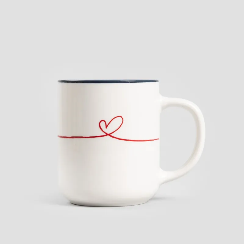 Hrnek LOVELY LIFE se srdíčkem 745027 300 ml Cenová Bomba