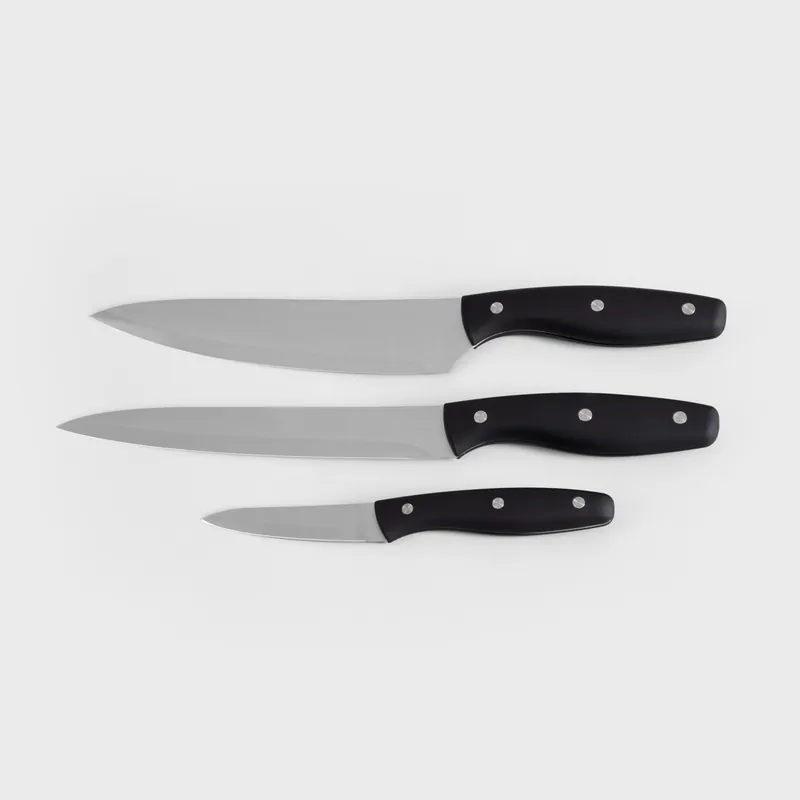Sada nožů STEELCRAFT černá 744020 (3 ks) Akce