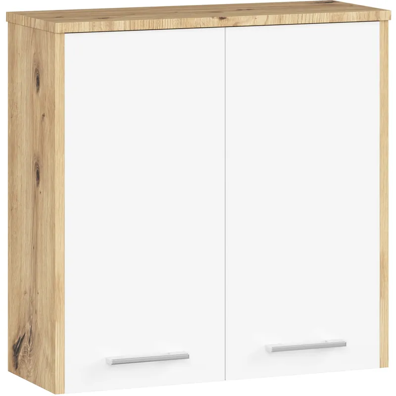 Koupelnová skříňka FIN W 60 cm 2D dub artisan / bílá Ověřený