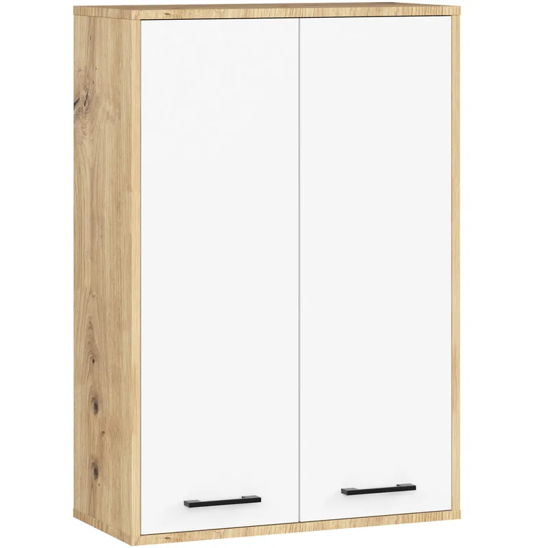 Autentický Koupelnová skříňka FIN H934 W64 2D dub artisan / bílá