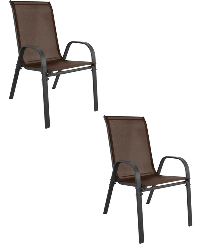 Set dvou zahradních židlí SOFIA hnědé (2 ks) Kup Teď