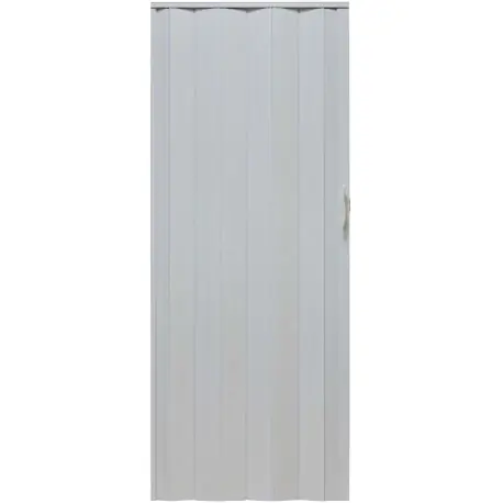 Skládací dveře 001P bílý dub matný 80 cm Sleva