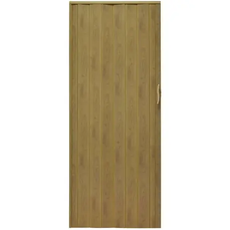 Oblíbený Skládací dveře 001P světlý dub matný 90 cm