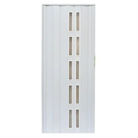 Speciální Cena Skládací dveře 005S bílé matné 80 cm