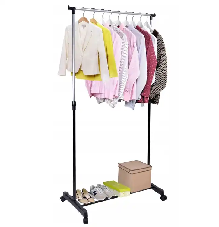 Věšákový stojan na kolečkách ELA černý Must-Have