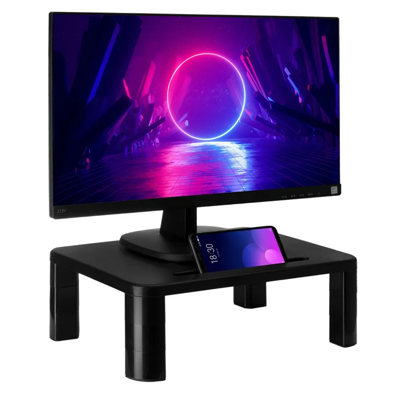 Stojan na notebook / monitor černý Finální Výprodej