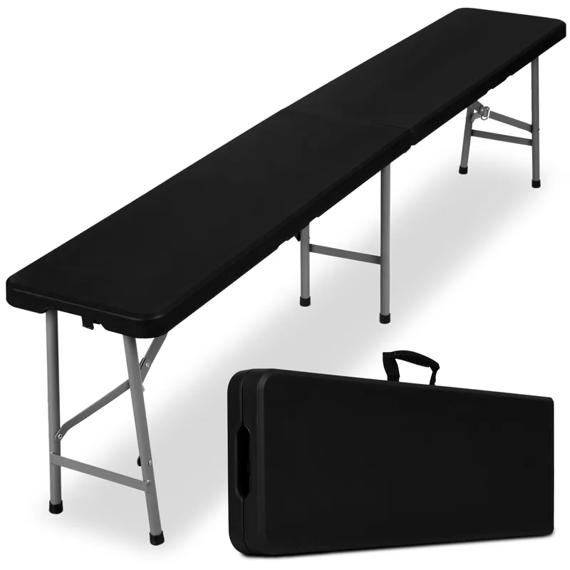 Zahradní lavice 180 cm černá Výprodej