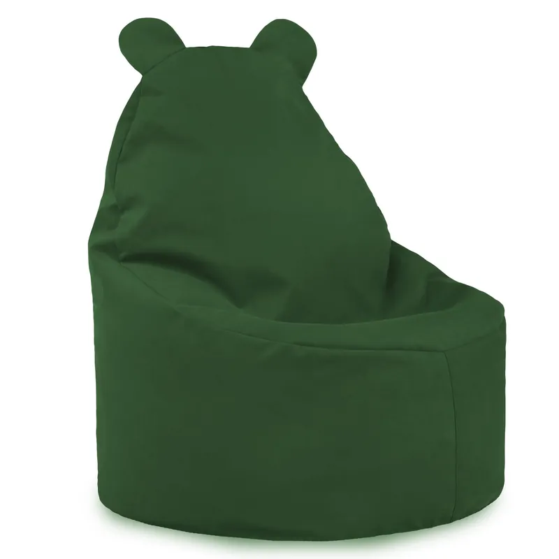 Super Cena Křeslo pro děti Teddy tmavozelené