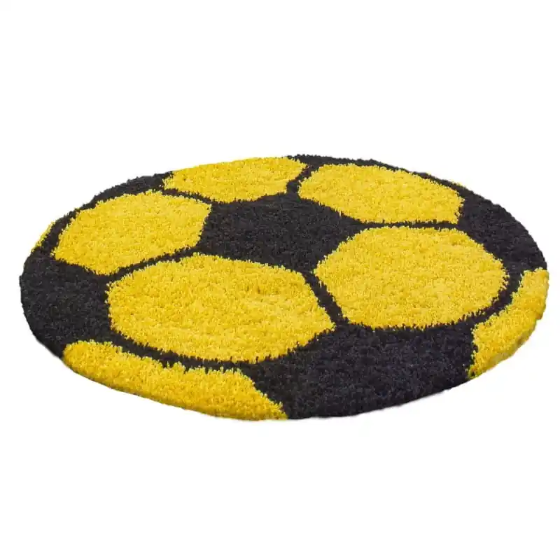 Dětský koberec Fun míček kruh, žlutý Cenová Bomba