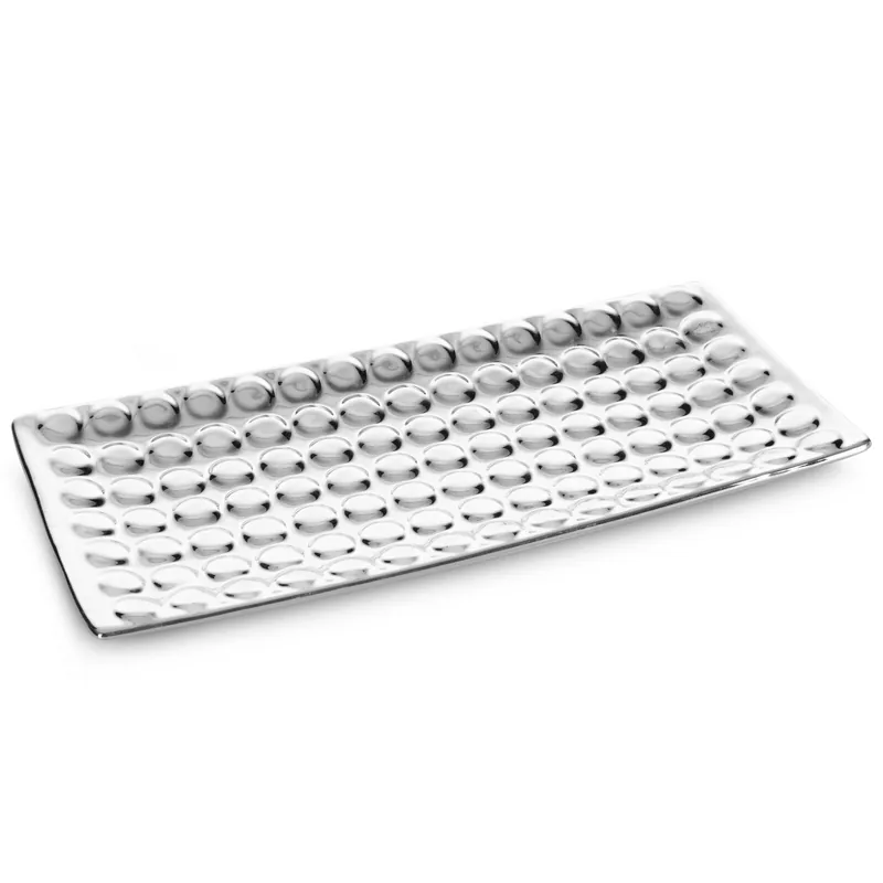 Dekorativní podnos LEONA1 stříbrný Časově Omezené