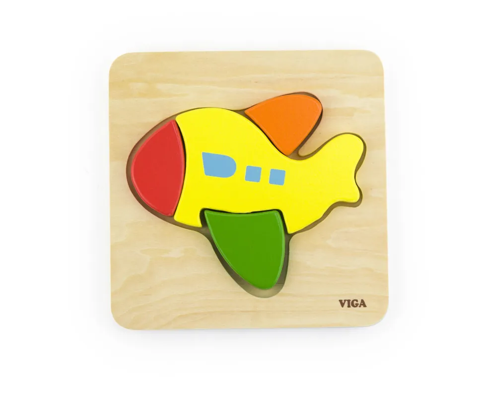 Přímo Od Výrobce První dětské puzzle Viga 50173 letadlo