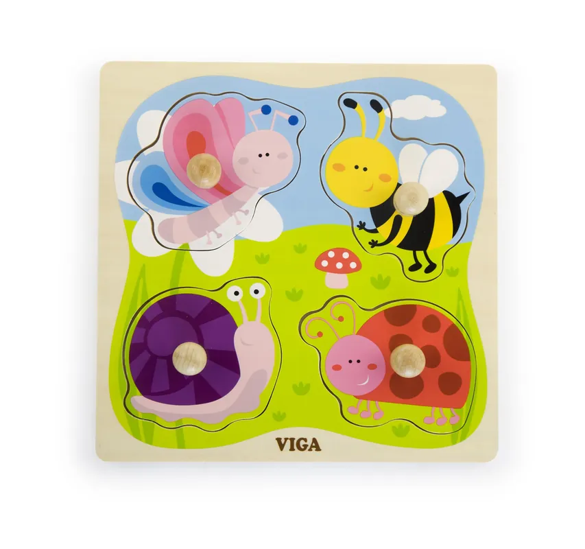 Ihned K Objednání Puzzle na podložce Viga 50131 hmyz
