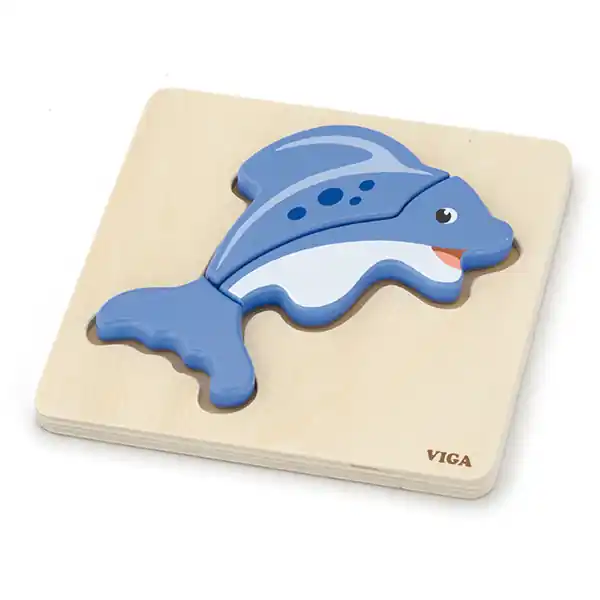 Bezpečná Platba První dětské puzzle Viga 59934 rybka