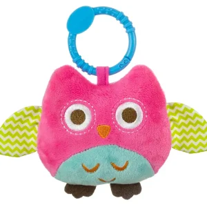 Závěsná plyšová hračka Happy owl 2552 růžová Sleva