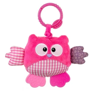 Aktuální Závěsná plyšová hračka Cutie owl 2881 růžová