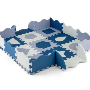 Akce Pěnová podložka Jolly 3x3 Shapes - modrá