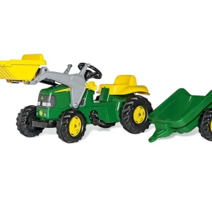 Šlapací traktor se lžící a přívěsem Rolly Toys 811496 John Deere Super Cena