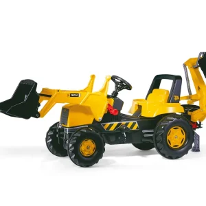 Speciální Cena Šlapací traktor JCB s přední i zadní lžící Rolly Toys 812004