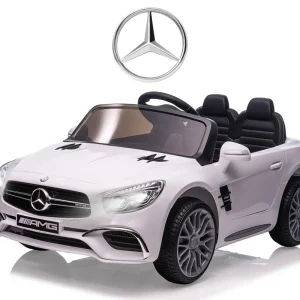 Elektrické autíčko Mercedes-Benz SL65 AMG bílé Levný