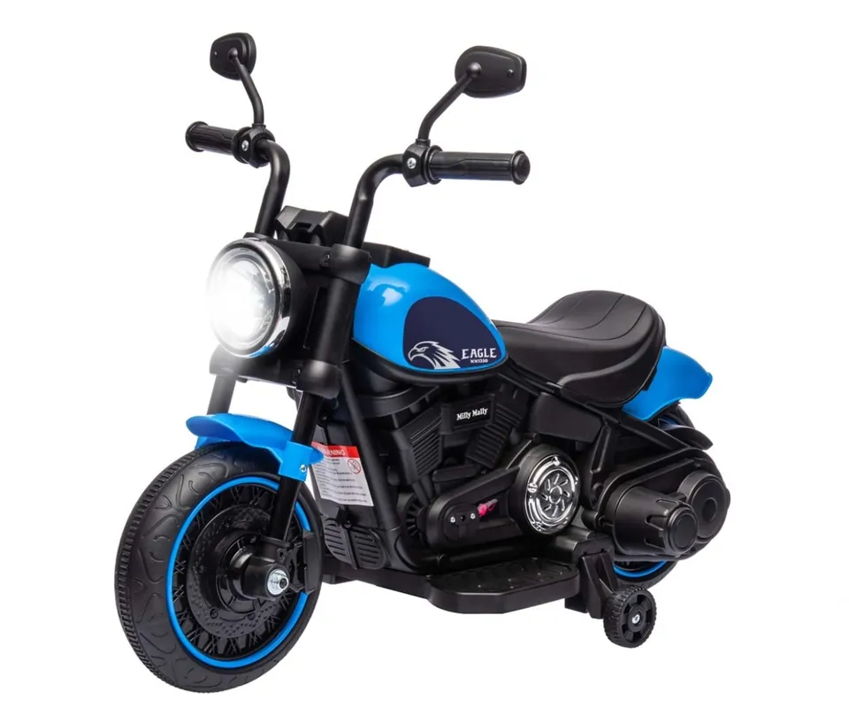 Elektrická motorka Eagle modrá Sleva